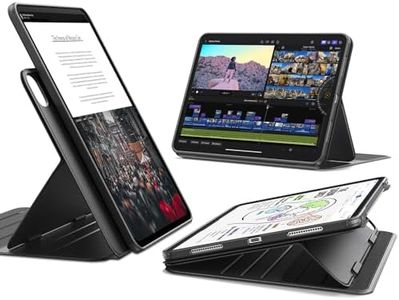 ESR for iPad Pro 11 Inch Case (M5/M4) 2025/2024, Rotating Case with Removable Magnetic Cover, Adjustable Portrait/Landscape Stand, 9 Standing Angles, Shift Series, Black