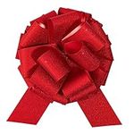 LeZakaa 12" Red Gift Bow - Giant Gl
