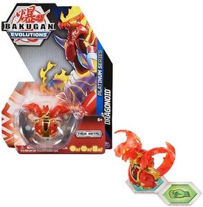 BAKUGAN Legends, Nova, Dragonoid, Personaggi di Azione Illuminati, 1 Carattere e Biglietto di Metallo per Bambini dai 6 Anni in su, Multicolore, Medium, 6065724