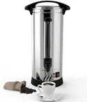 Garvee Commercial Coffee Urn - 60 Cup Large Coffee Urn, [Food Grade Stainless Steel] Coffee Dispenser Perfect For Church, Meeting rooms, Lounges, and Other Large Gatherings,10L