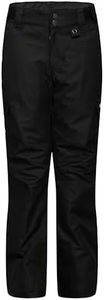 Arctix Kids Snowsports Cargo Snow Pants with Articulated Knees, Black, Medium