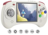 RG ARC D Retro Handheld Game Console , Dual OS Android 11 and Linux System with 128G SD Card 4541 Games Support 5G WIFI 4.2 Bluetooth Moonlight Streaming and HDMI Output (Gray)