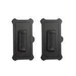 2 Pack Replacement Belt Clip Holster Compatible with OtterBox Defender Series Case for Apple iPhone 14 (6.1")