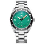 PHOIBOS Reef Master Men's Automatic Diver Watch 200M Water Resistant with Green Dial PY047A