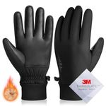 SIMARI Winter Gloves Women Men Touch Screen Waterproof Running Cycling Skiing