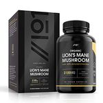 Organic Lion's Mane Mushroom 28,000mg – 50% Polysaccharides (700mg) – 90 Vegan Capsules – High Strength Hericium Erinaceus Extract – Resealable and Recyclable Pouch – by Alpha01