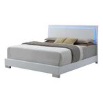 Coaster Home Furnishings 203500Q Platform Bed Glossy White