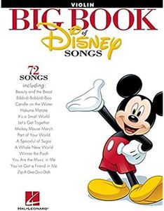 The Big Book Of Disney Songs Instrumental Folio Violin Bk