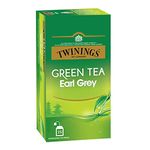 Twinings Green Tea Earl Grey, 25 Teabags, Green Tea, Delicate Citrus, Bright & Perky