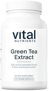 Vital Nutrients - Green Tea Extract 550 mg - Potent Antioxidant and Immune Support - 120 Vegetarian Capsules