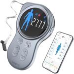 RENPHO Smart Tape Measure with Large Display, Bluetooth Body Measuring Tape with App for Weight Loss, Fitness Shape, Measure Circumference Length