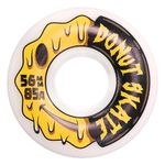 Donut Skate Co. 56mm 85a Soft Skateboard Wheels - Durable and Smooth-Riding Wheels for Optimal Skateboard Performance - Ideal for All Skill Levels and Terrain Types