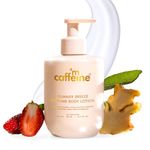 mCaffeine Summer Breeze Perfume Body Lotion| Niacinamide, Cocoa Butter & Shea Butter For Deep Moisturization | Lightweight, Non-Sticky | Aqua-Fresh Beachy Fragrance | Body Lotion For Dry Skin - 300ml