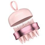 Scalp Massager, SHINLEA Silicone Shampoo Brush for Clean, Double-Side Scalp Scrub Hair Brush Scalp Brush for Hair Growth and Head Massage, Wet & Dry Use,2 in 1 Design