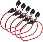 [UL Wire] Chanzon 5Pcs 14awg ATM/Mini Fuse Holder Waterproof Inline Marine r for 30A Blade Fuses Automotive Car Motorcycle