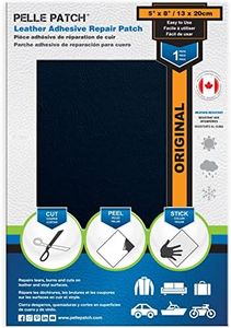Pelle Patch - Leather Upholstery Repair Kit - 25 Colors Available - Original 5x8 - Dark Blue