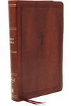 HarperCollins - NKJV, End-of-Verse Reference Bible, Personal Size Large Print, Leathersoft, Brown, Red Letter, Comfort Print: Holy Bible, New King James Version