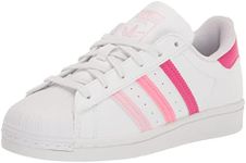 adidas Originals Superstar Sneaker, FTWR White/Clear Pink/Bliss Pink, 6 US Unisex Big Kid