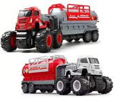 SHIPEASE Die cast Alloy Fire Rescue Truck Watering Cart Toys Set Pull Back Vehicle Car Rescue Water Tanker Sprinkler Toys for Toddlers Boys Girls Kids Gift (Pack of 1, Multicolor)