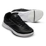 KR Strikeforce Mens Flyer Lite Athletic Bowling Shoe Black