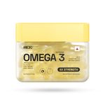 Ace Blend Outshine Omega 3 Fish Oil Capsules (60 Softgels) | 1650 Mg with 743 EPA & 528 DHA | 2 capsules for 4X Strength | No Fishy Burps | Supports Heart, Brain, Joints, Eye Health