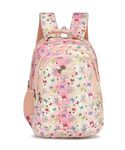 BEAUTY GIRLS By Hotshot 1566|School Bag|Tuition Bag|College Backpack|For Girls & Women|18 Inch|30 Liters School Bag, Peach