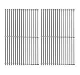 Votenli S563SB (2-Pack) Stainless Steel Cooking Grid Grates Replacement for Select Gas Grill Models by Jenn-Air 720-0336, 720-0163 Nexgrill and Others (19 1/4" x 25 7/8")