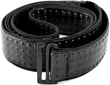 BELTAWAY Tuck N Stay Keep Shirts Tucked in Extra Gripping Shirt Stays for Men - Adjustable Stretch belt, Look Neat for Work, Dress, Casual, Black, One Size Fits Most