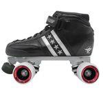 Bont Skates - Quadstar Carbon Roller Skate Derby Package - Professional rollerskates for Men - Women - Boys - Girls for Derby, Speed and Indoor Skating (11.5/47)