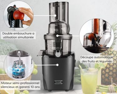 Kuvings REVO830S Slow Juicer – Black Cold Press Juice Extractor