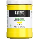 Liquitex Professional Heavy Body Acrylic Paint, 32-oz (946ml) Pot, Cadmium Free Yellow Light