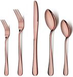 LIANYU Copper Silverware Flatware S