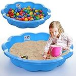 75cm Sand Pit Paddling Pool Blue Plastic Outdoor Garden Kids Childrens Toy Play Water (Single Shell)