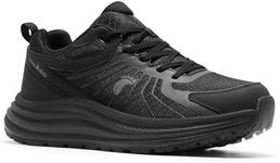 OrthoComfoot Men's Orthopedic Waterproof Sport Sneakers, Arch Support Trail Running Shoes for Plantar Fasciitis, Durable Non-Slip Outsole for Rough Terrain, Army Green, Size 10