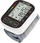 Wrist Blood Pressure Monitor for home use,Accurate Automatic Digital BP Machine, 198 Readings Memory Function and Large LCD Display,Include Carrying Case and 2AAA Batteries-Black