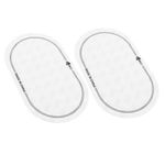 Vaguelly 2pcs Drum Kit Screen Protector Drum Impact Patch Drum Pillow Protector Guitar Accessories Guitar Foot Rests Rug Drum Skin Accessories Pte Case Bass White