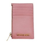 Michael Kors Jet Set Travel Medium Top Zip Card Case Wallet Coin Pouch Rose Pink, ose, Wallet