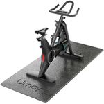 UMAY Fitness Home Gym 5 mm Thicken Exercise Equipment Mat, Treadmill Bike Rower Step Machine Floor Protector Mat, Small