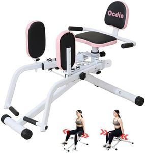 Ocdin Hip Abductor Adductor Machine for Home Gym, Inner and Outer Thigh and Glute Workout System (White)