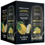 ROYAL UNIBREW Crodo Limonata - Lemon Soda (4X330ml), 1320 milliliters