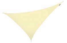 Kookaburra Waterproof Garden Sun Shade Sail Canopy in Ivory 98% UV Block (6m x 4.2m Right Angle Triangle)
