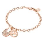 Michael Kors Women's Rose Gold-Tone Brass Chain Bracelet (Model: MKJ8014791)