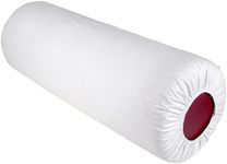 Flannel Bolster Cover for 9x26 Circular Bolster, White