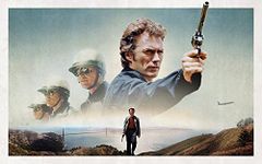 Tallenge - Clint Eastwood - Hollywood Action Movie Poster - Dirty Harry - Small Poster(Paper,12x17 inches, MultiColour)