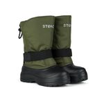 Stonz Trek Snow Boots for kids make playing in the snow a breeze, Waterproof and very warm and featuring grippy soles made for slippery terrains, a wide opening for easy-on and unbeatable lightweight design. (Narrow Fit)