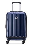 Delsey Luggage Helium Aero International Carry On Expandable Spinner Trolley, Cobalt Blue