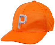 PUMA Men's Golf 2020 P Hat, Vibrant Orange, One Size