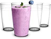 RBDRINKS RB ECO Tumbler Premium Plastic Unbreakable Reusable 12oz, Set of 4