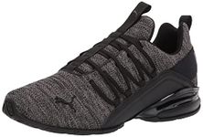 PUMA Men's Axelion Running Shoe, Black-Castlerock, 11 UK