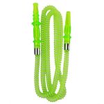 Enimay Hookah Hose Shisha Quality Soft Plastic Light Weight Hard Plastic Tips Green